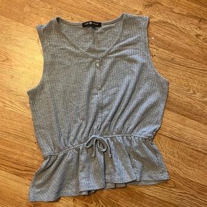 Belle Tweed gray tank! New without tags